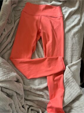 ALO Yoga Coral-Orange High-Rise Leggings